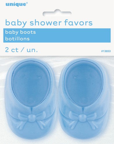 2 Baby Boots Crystal Blue 7.5cm (3")